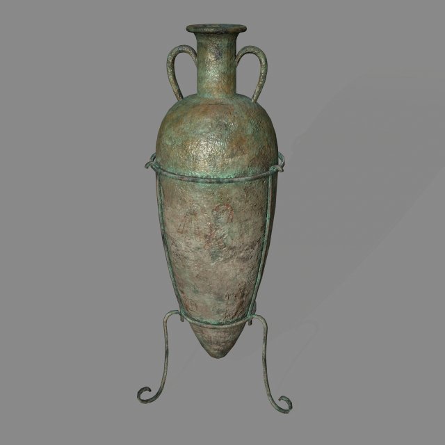 vase 1 3D Model .c4d .max .obj .3ds .fbx .stl .blend 