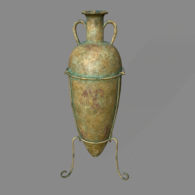 vase 3 3D Model .c4d .max .obj .3ds .fbx .stl .blend 