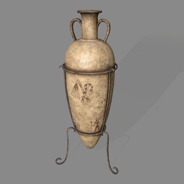 vase 3 3D Model .c4d .max .obj .3ds .fbx .stl .blend 