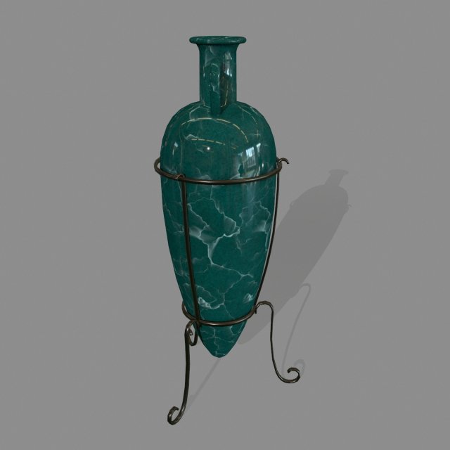 vase 1 Model 3D .c4d .max .obj .3ds .fbx .stl .blend 
