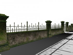 wall set Model 3D