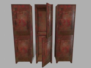 locker Model 3D