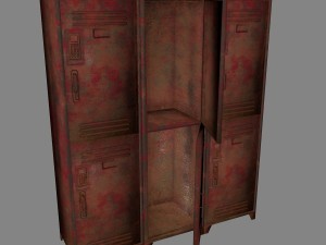 locker Model 3D
