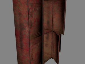 locker Model 3D