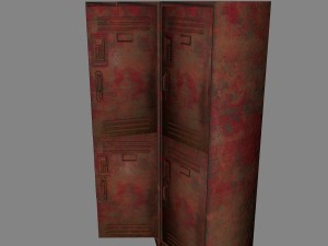 locker Model 3D