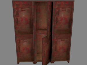 locker Model 3D