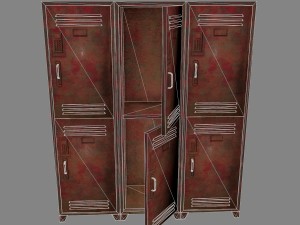 locker Model 3D
