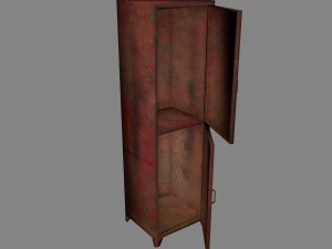 locker Model 3D