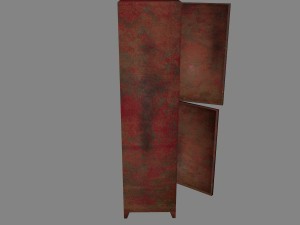 locker Model 3D