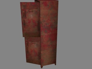locker Model 3D