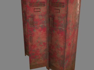 locker 3D Model
