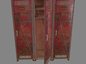 locker 3D Model