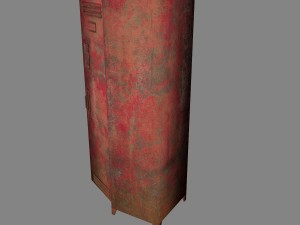 locker 3D Model