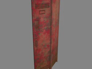 locker 3D Model