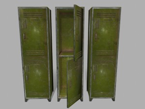locker Model 3D