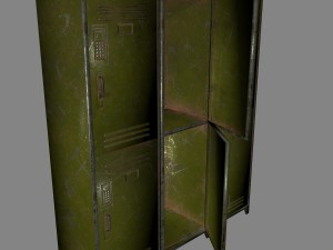 locker Model 3D