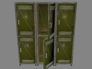 locker Model 3D