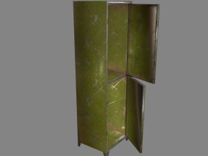 locker Model 3D