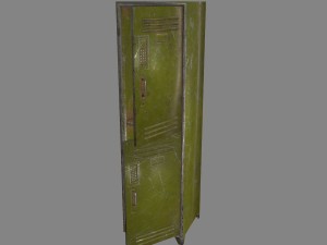 locker Model 3D