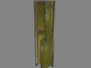 locker Model 3D