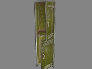 locker Model 3D
