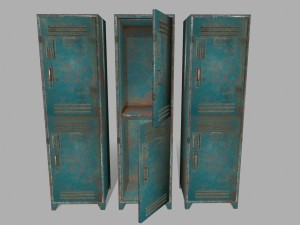 locker 3D Model