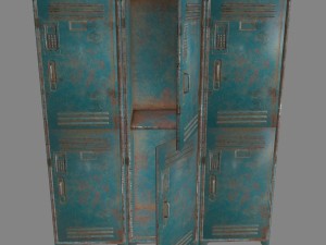 locker 3D Model