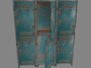locker 3D Model