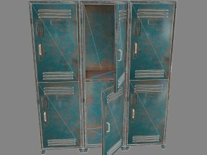 locker 3D Model