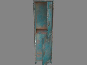 locker 3D Model