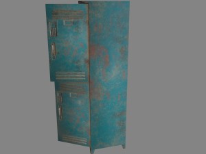 locker 3D Model