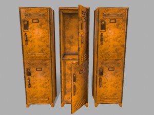 locker 3D मॉडल