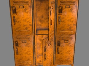 locker 3D 모델