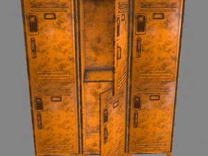 locker 3D Model