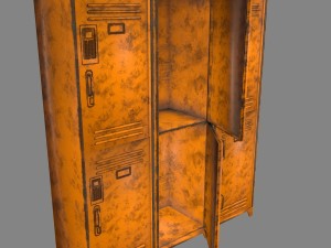 locker 3D 모델