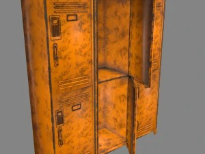 locker 3D Model