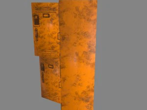 locker 3D Model