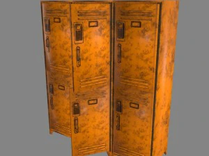 locker 3D Model