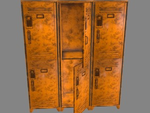 locker 3D 모델