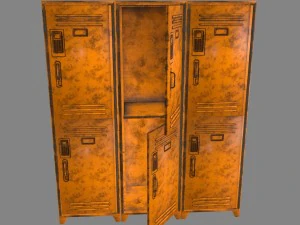 locker 3D Model