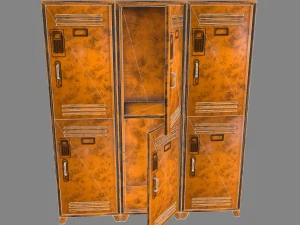 locker 3D Model