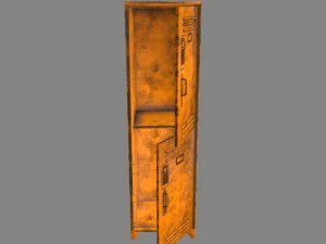 locker 3D Model