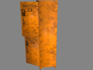 locker 3D Model