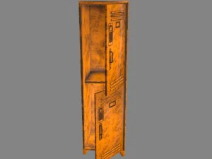 locker 3D Model