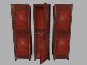 locker Model 3D