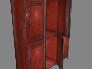 locker 3D मॉडल