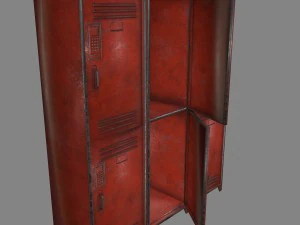locker 3D Model