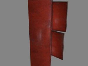 locker 3D मॉडल