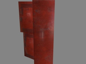 locker 3D मॉडल