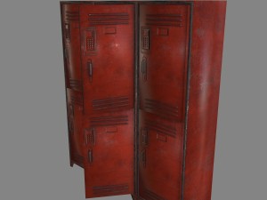 locker 3D मॉडल